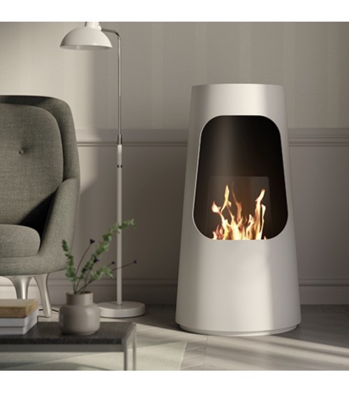 Cheminée au bioéthanol Dubai Blanc - 2,5 kW