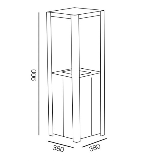 Cheminée au bioéthanol Nevada - 1,5kW