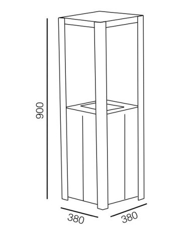 Cheminée au bioéthanol Nevada - 1,5kW