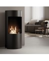Cheminée au bioéthanol Cortina Noir - 2500 W