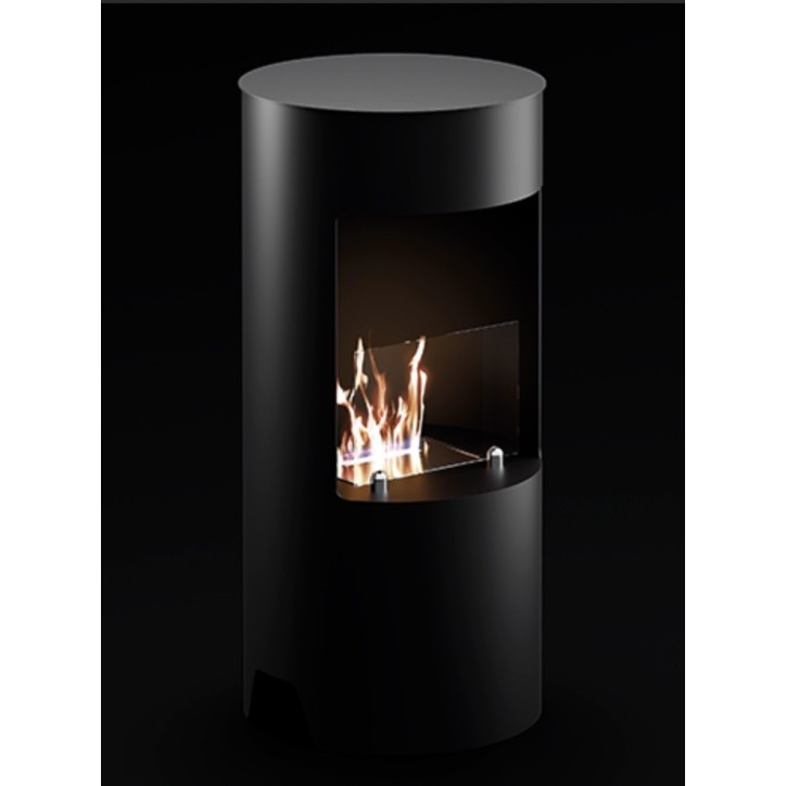 Cheminée au bioéthanol Cortina Noir - 2500 W