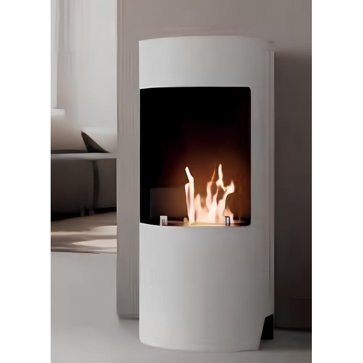 Cheminée au bioéthanol Cortina Blanc - 2500 W