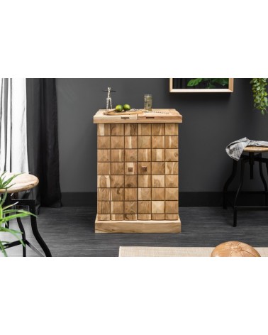 Buffet Bar CUBOS bois massif d'acacia