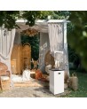 CHAUFFAGE EXTÉRIEUR GAZ PATIO LIGHT BLANC