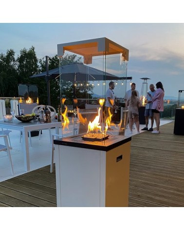 CHAUFFAGE EXTÉRIEUR GAZ PATIO LIGHT BLANC