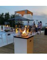 CHAUFFAGE EXTÉRIEUR GAZ PATIO LIGHT BLANC