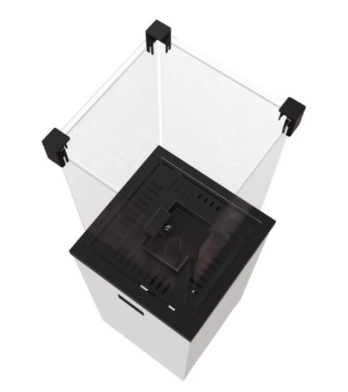 CHAUFFAGE EXTÉRIEUR GAZ PATIO LIGHT BLANC