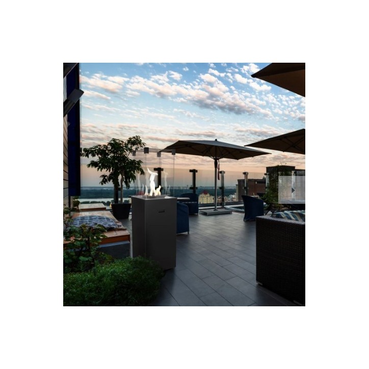 CHAUFFAGE GAZ EXTERIEUR PATIO SLIM NOIR CHAUFFAGE GAZ EXTERIEUR PATIO SLIM NOIR