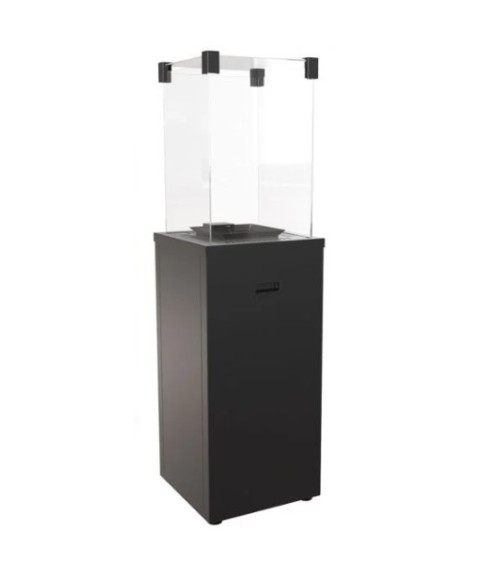 CHAUFFAGE GAZ EXTERIEUR PATIO SLIM NOIR