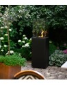 CHAUFFAGE GAZ EXTERIEUR PATIO SLIM NOIR