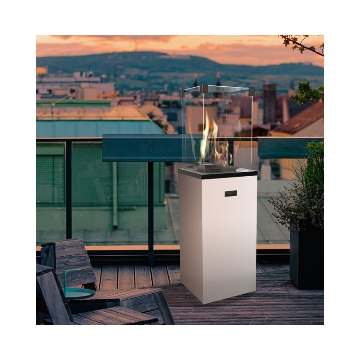CHAUFFAGE GAZ EXTERIEUR PATIO SLIM BLANC CHAUFFAGE GAZ EXTERIEUR PATIO SLIM BLANC