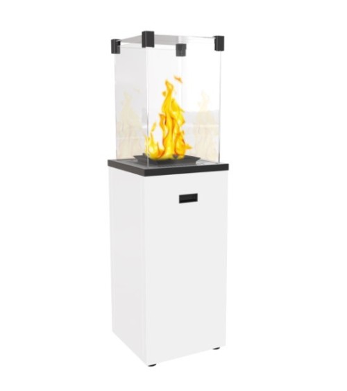 CHAUFFAGE GAZ EXTERIEUR PATIO SLIM BLANC