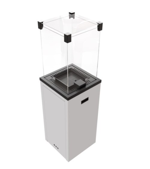 CHAUFFAGE GAZ EXTERIEUR PATIO SLIM BLANC