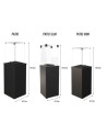 CHAUFFAGE GAZ EXTERIEUR PATIO SLIM BLANC