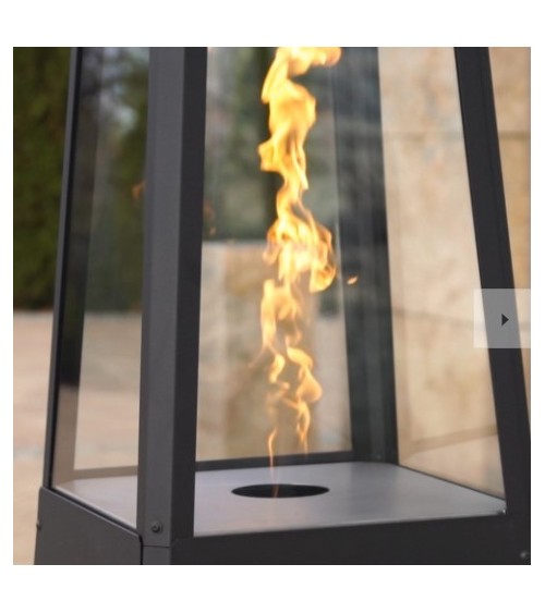 UMBRELLA ACIER NOIR AVEC TUYAU ET RÉDUCTEUR