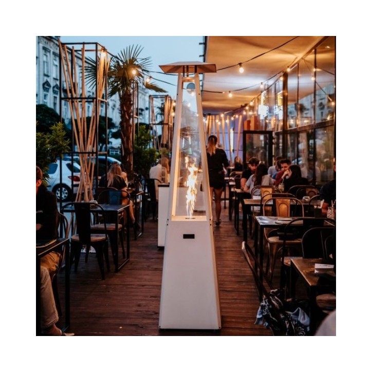 UMBRELLA ACIER BLANC AVEC TUYAU ET RÉDUCTEUR UMBRELLA ACIER BLANC AVEC TUYAU ET RÉDUCTEUR