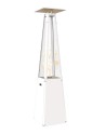 UMBRELLA ACIER BLANC AVEC TUYAU ET RÉDUCTEUR