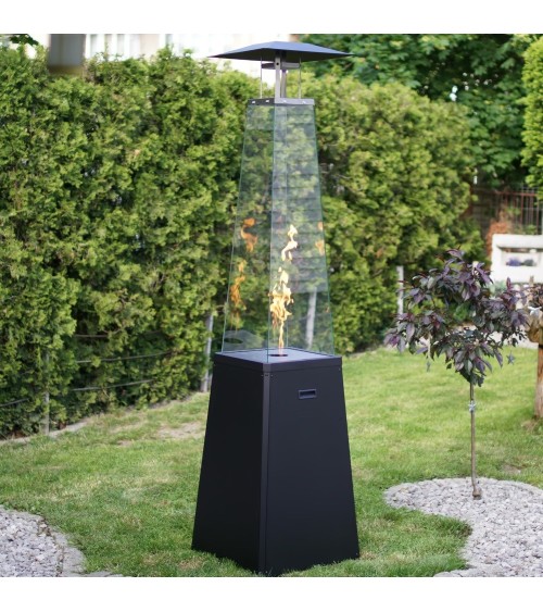 UMBRELLA BS COULEUR ACIER NOIR AVEC TUYAU ET RÉDUCTEUR