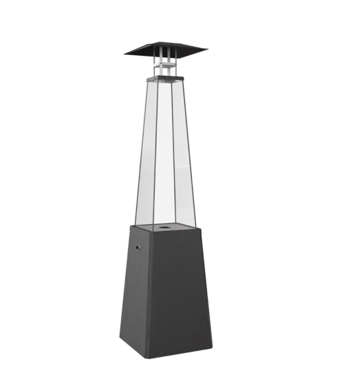 UMBRELLA BS COULEUR ACIER NOIR AVEC TUYAU ET RÉDUCTEUR