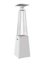 Chauffage extérieur Gaz UMBRELLA BS Couleur Acier Blanc 12kw