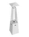 Chauffage extérieur Gaz UMBRELLA BS Couleur Acier Blanc 12kw