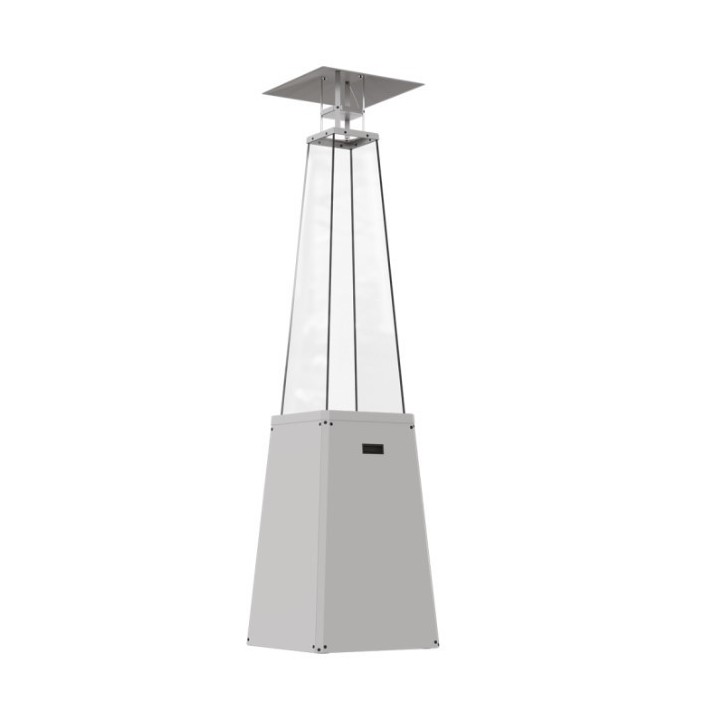 Chauffage extérieur Gaz UMBRELLA BS Couleur Acier Blanc 12kw Chauffage extérieur Gaz UMBRELLA BS Couleur Acier Blanc 12kw