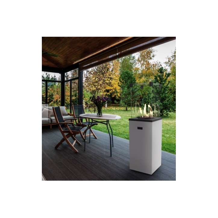 KIT DE CHAUFFAGE AU GAZ PATIO SLIM BLANC 8.2 KW MANUEL KIT DE CHAUFFAGE AU GAZ PATIO SLIM BLANC 8.2 KW MANUEL