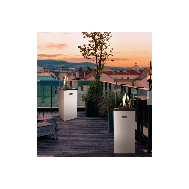 KIT DE CHAUFFAGE AU GAZ PATIO SLIM BLANC 8.2 KW MANUEL KIT DE CHAUFFAGE AU GAZ PATIO SLIM BLANC 8.2 KW MANUEL