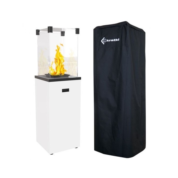 KIT DE CHAUFFAGE AU GAZ PATIO SLIM BLANC 8.2 KW MANUEL KIT DE CHAUFFAGE AU GAZ PATIO SLIM BLANC 8.2 KW MANUEL