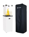 KIT DE CHAUFFAGE AU GAZ PATIO SLIM BLANC 8.2 KW MANUEL