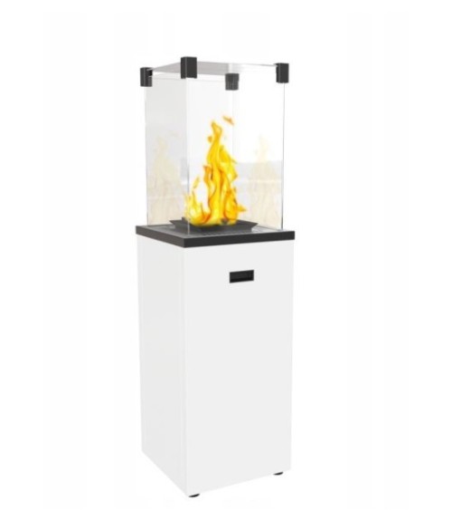 KIT DE CHAUFFAGE AU GAZ PATIO SLIM BLANC 8.2 KW MANUEL