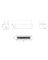 CHAUFFAGE EXTÉRIEUR GAZ PATIO HORIZONTAL ACIER CONTRÔLE MANUEL 17,5 KW