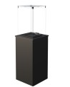 MINI CHAUFFAGE AU GAZ PATIO NOIR + CHEMINÉE BIO