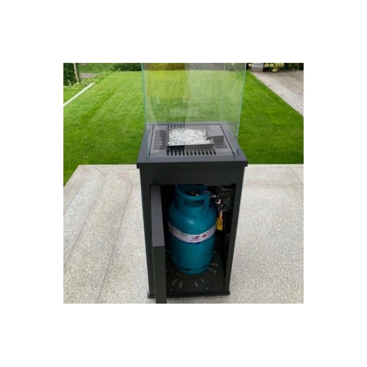 MINI CHAUFFAGE AU GAZ PATIO NOIR + CHEMINÉE BIO MINI CHAUFFAGE AU GAZ PATIO NOIR + CHEMINÉE BIO