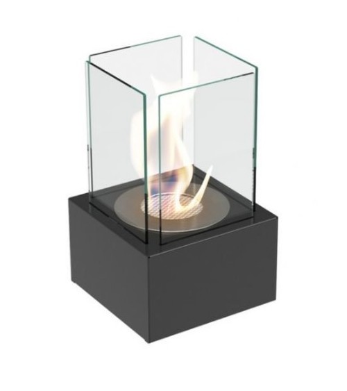 MINI CHAUFFAGE AU GAZ PATIO NOIR + CHEMINÉE BIO