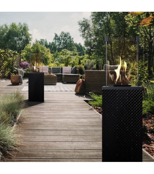Chauffage extérieur gaz PATIO MINI noir matelassé  8,2 KW