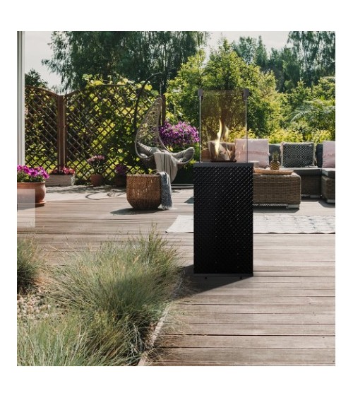 Chauffage extérieur gaz PATIO MINI noir matelassé  8,2 KW