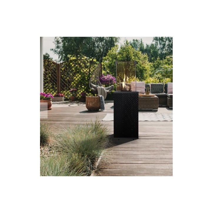 Chauffage extérieur gaz PATIO MINI noir matelassé 8,2 KW Chauffage extérieur gaz PATIO MINI noir matelassé 8,2 KW