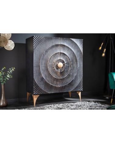 Buffet SUNNY bois massif de manguier 120 cm