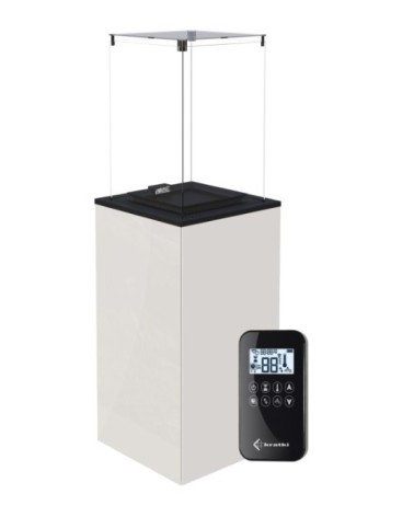 CHAUFFAGE EXTÉRIEUR À GAZ PATIO MINI BLANC - AUTOMATIC