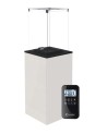 CHAUFFAGE EXTÉRIEUR À GAZ PATIO MINI BLANC - AUTOMATIC
