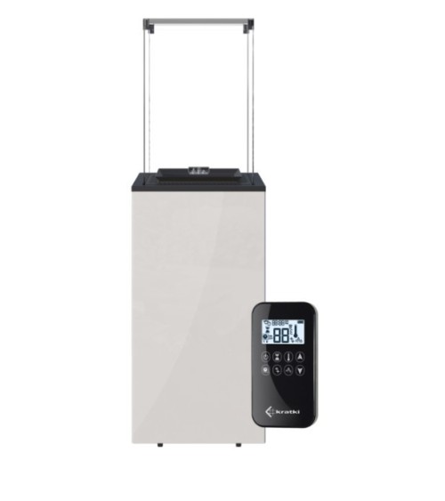 CHAUFFAGE EXTÉRIEUR À GAZ PATIO MINI BLANC - AUTOMATIC