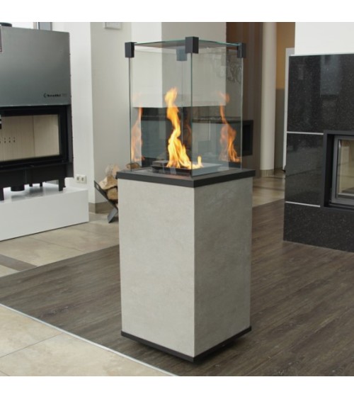 CHAUFFAGE EXTÉRIEUR GAZ PATIO MINI QUARZ OXIDE GRIGIO CONTRÔLE MANUEL 8,2 KW