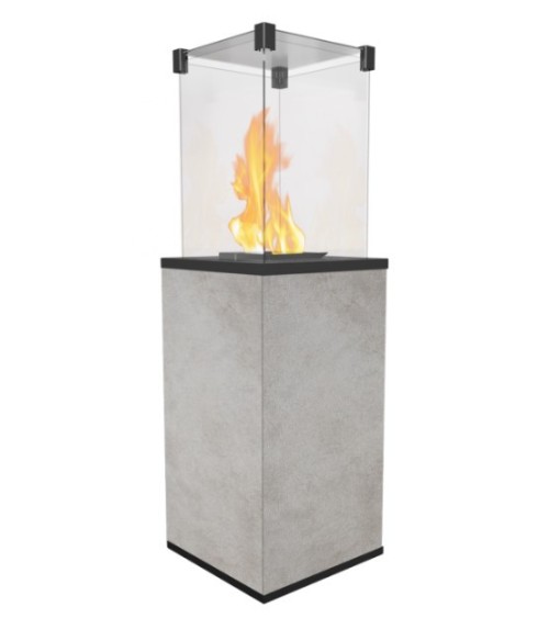 CHAUFFAGE EXTÉRIEUR GAZ PATIO MINI QUARZ OXIDE GRIGIO CONTRÔLE MANUEL 8,2 KW