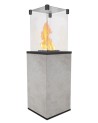 CHAUFFAGE EXTÉRIEUR GAZ PATIO MINI QUARZ OXIDE GRIGIO CONTRÔLE MANUEL 8,2 KW