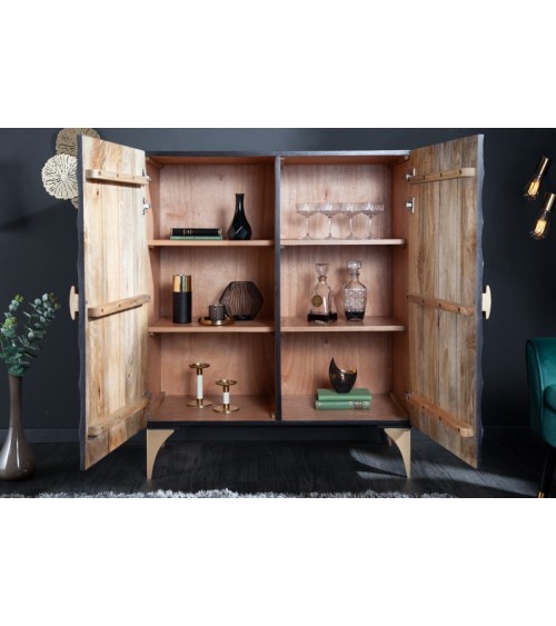 Buffet SUNNY bois massif de manguier 120 cm