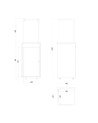 CHAUFFAGE EXTÉRIEUR GAZ PATIO MINI DE VERRE NOIR MATELASSÉ CONTRÔLE AUTOMATIQUE 8,2 KW