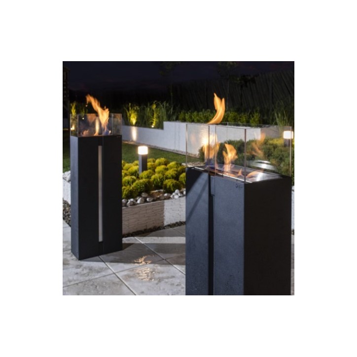 CHEMINÉE ÉTHANOL À POSER ROMEO TÜV NOIR