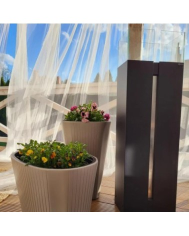 CHEMINÉE ÉTHANOL À POSER ROMEO TÜV NOIR