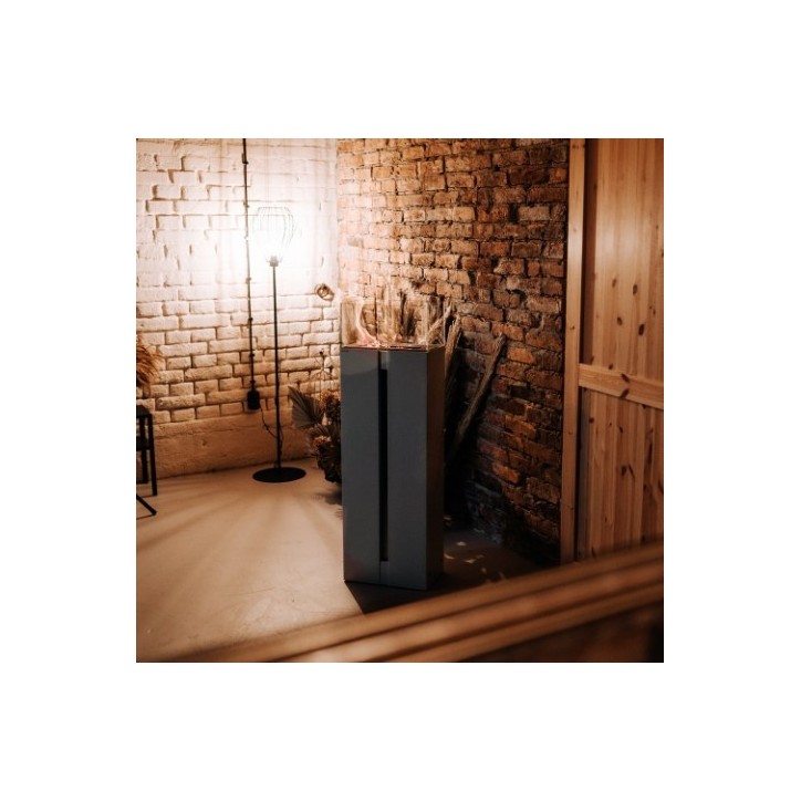 CHEMINÉE ÉTHANOL À POSER ROMEO TÜV NOIR
